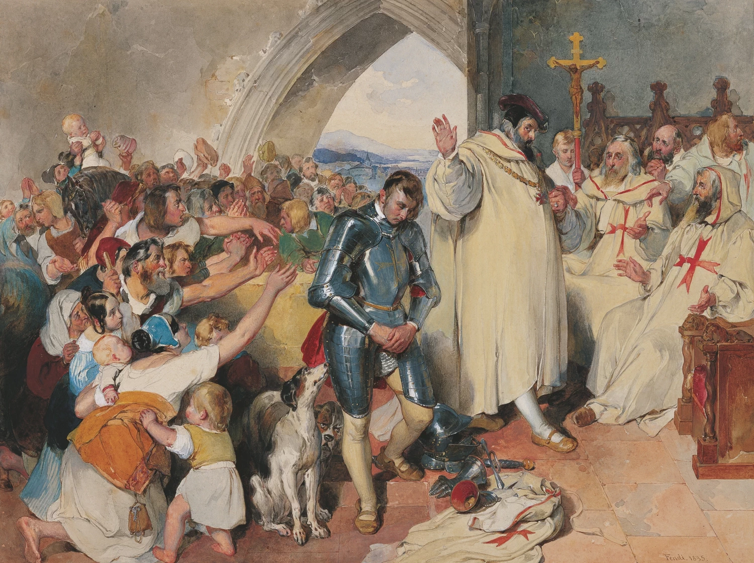 La battaglia col drago - La vanagloria ti ha mosso, Liechtenstein, The Princely Collections